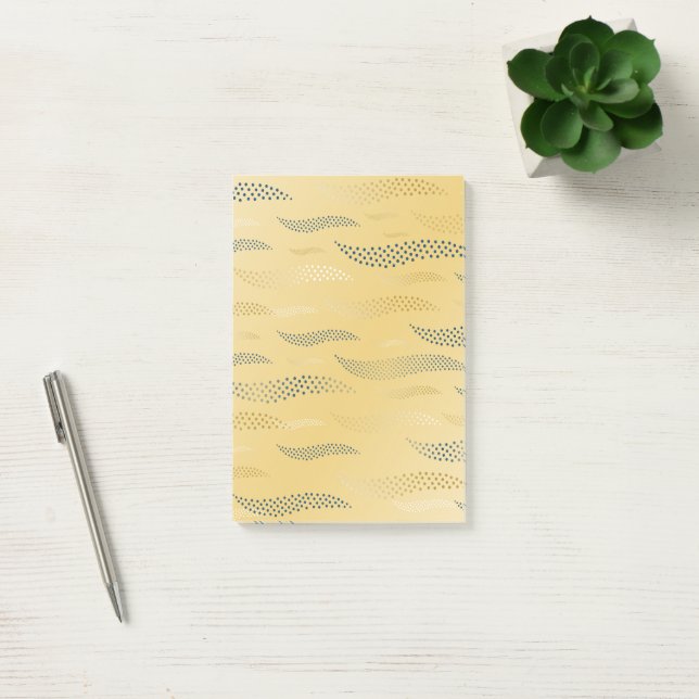 Waves Tiger (stylized pattern) 1 Post-it Notes (Office)