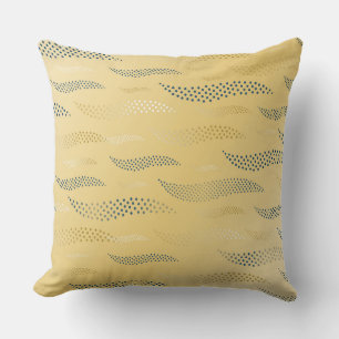 Waves Tiger (stylized pattern) 1 Throw Pillow