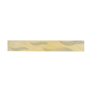 Waves Tiger (stylized pattern) 1 Wrap Around Label