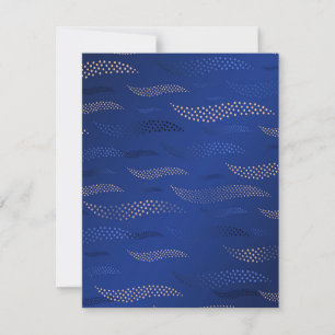 Waves Tiger (stylized pattern) 2 Card