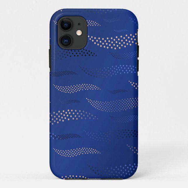 Waves Tiger (stylized pattern) 2 Case-Mate iPhone Case (Back)