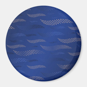 Waves Tiger (stylized pattern) 2 Magnet