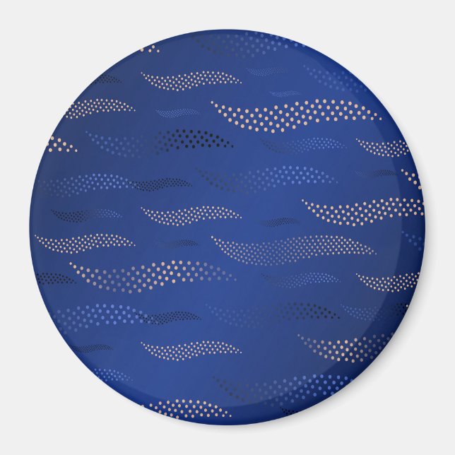 Waves Tiger (stylized pattern) 2 Magnet (Front)