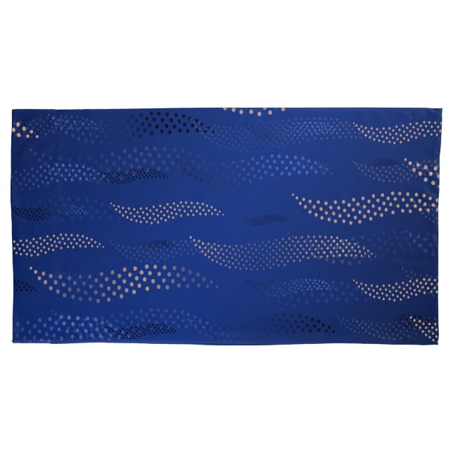 Waves Tiger (stylized pattern) 2 Pillowcase (Front)
