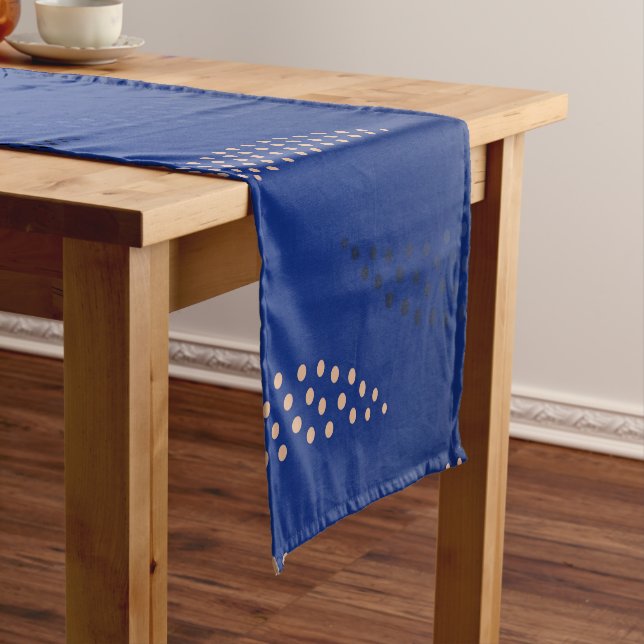 Waves Tiger (stylized pattern) 2 Short Table Runner (In Situ)