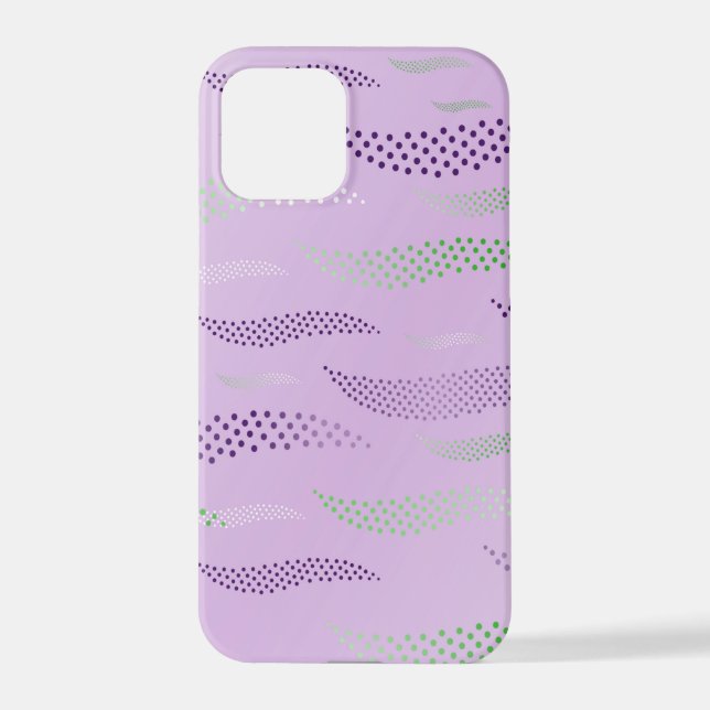 Waves Tiger (stylized pattern) 3 iPhone Case (Back)