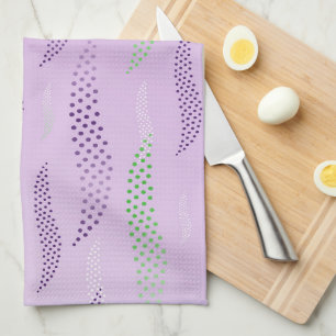 Waves Tiger (stylized pattern) 3 Kitchen Towel