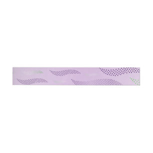 Waves Tiger (stylized pattern) 3 Wrap Around Label