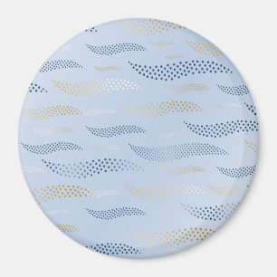 Waves Tiger (stylized pattern) 4 Magnet