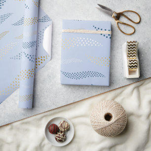 Waves Tiger (stylized pattern) 4 Wrapping Paper