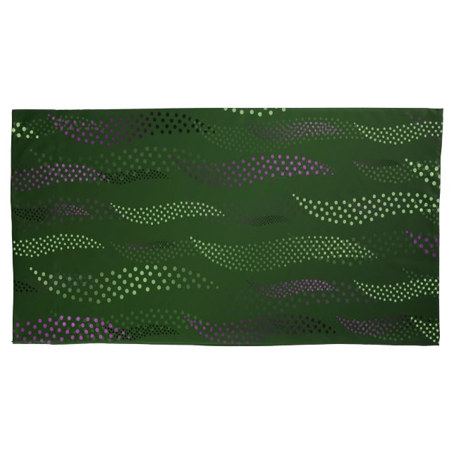 Waves Tiger (stylized pattern) 5 Pillowcase (Front)