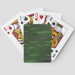 Waves Tiger (stylized pattern) 5 Playing Cards