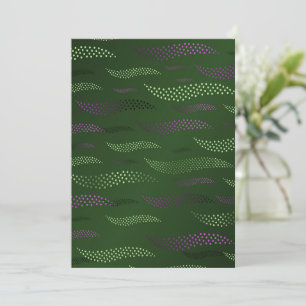 Waves Tiger (stylized pattern) 5 Thank You Card