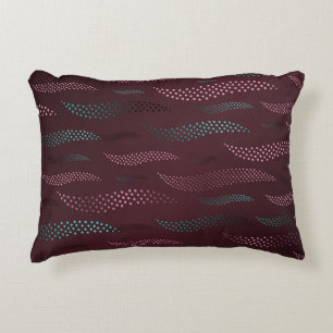 Waves Tiger (stylized pattern) 6 Accent Pillow