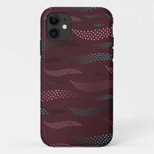 Waves Tiger (stylized pattern) 6 iPhone 11 Case