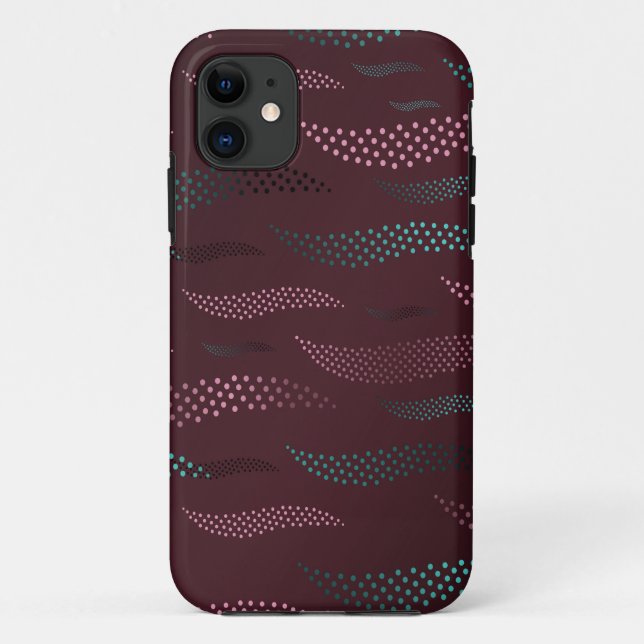 Waves Tiger (stylized pattern) 6 Case-Mate iPhone Case (Back)