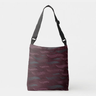 Waves Tiger (stylized pattern) 6 Crossbody Bag