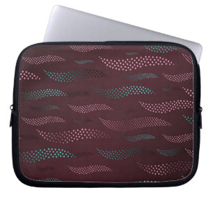 Waves Tiger (stylized pattern) 6 Laptop Sleeve
