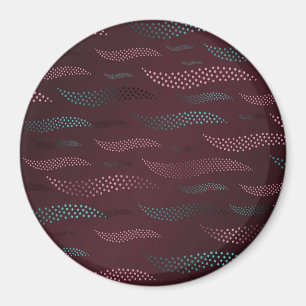 Waves Tiger (stylized pattern) 6 Magnet