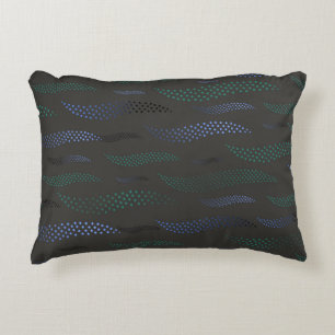 Waves Tiger (stylized pattern) 7 Accent Pillow