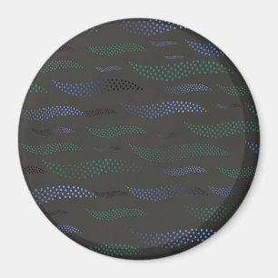 Waves Tiger (stylized pattern) 7 Magnet