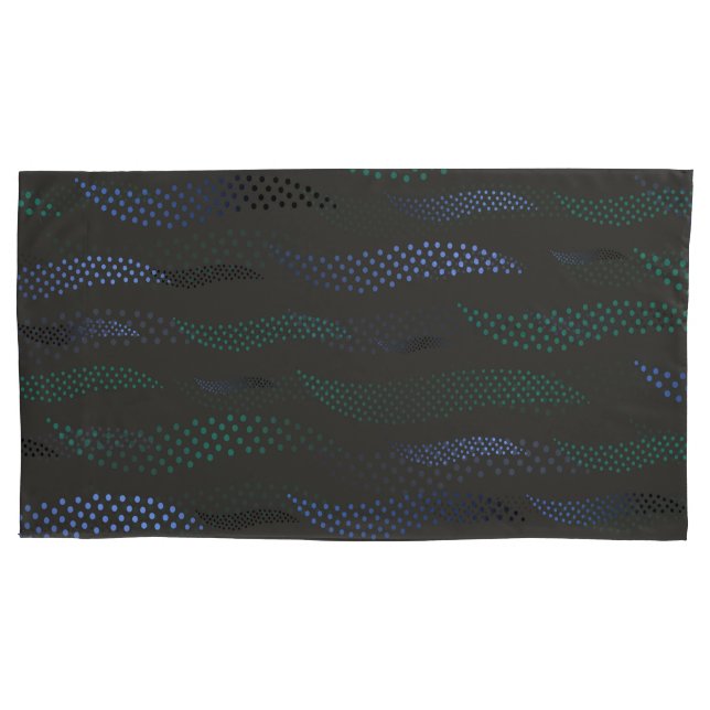Waves Tiger (stylized pattern) 7 Pillowcase (Front)