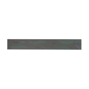 Waves Tiger (stylized pattern) 7 Wrap Around Label