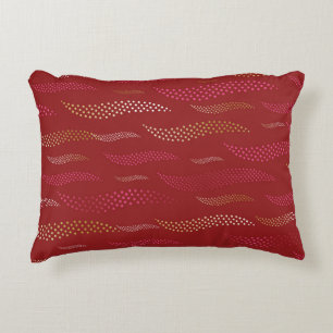 Waves Tiger (stylized pattern) 8 Accent Pillow