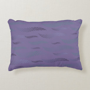 Waves Tiger (stylized pattern) 9 Accent Pillow