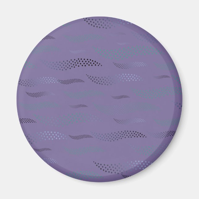 Waves Tiger (stylized pattern) 9 Magnet (Front)