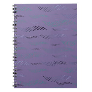 Waves Tiger (stylized pattern) 9 Notebook