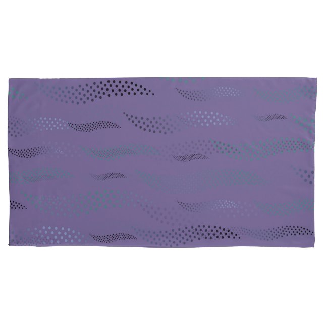 Waves Tiger (stylized pattern) 9 Pillowcase (Front)