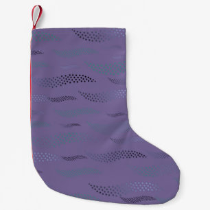 Waves Tiger (stylized pattern) 9 Small Christmas Stocking