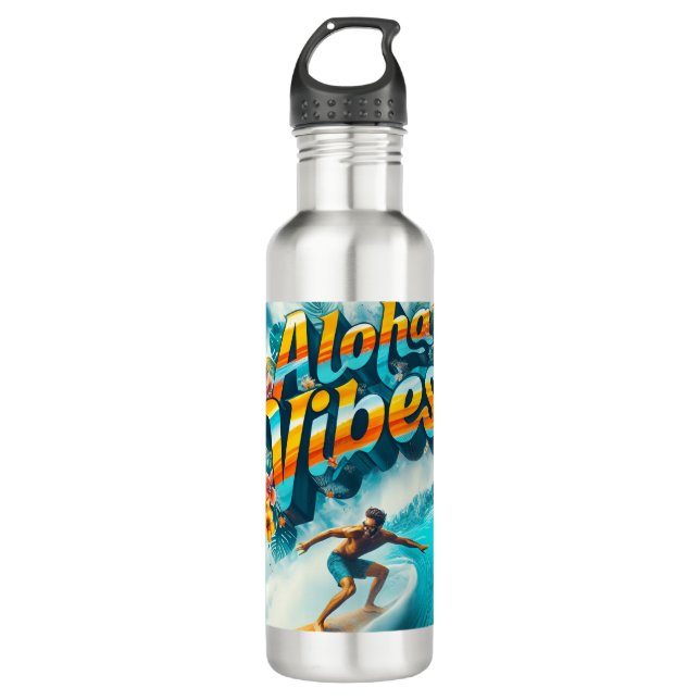 Waves & Wanderlust Collection 710 Ml Water Bottle (Front)