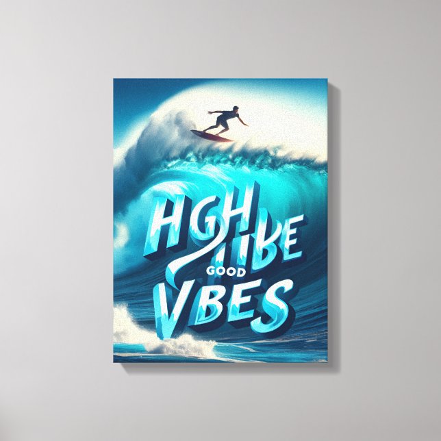 Waves & Wanderlust Collection Canvas Print (Front)