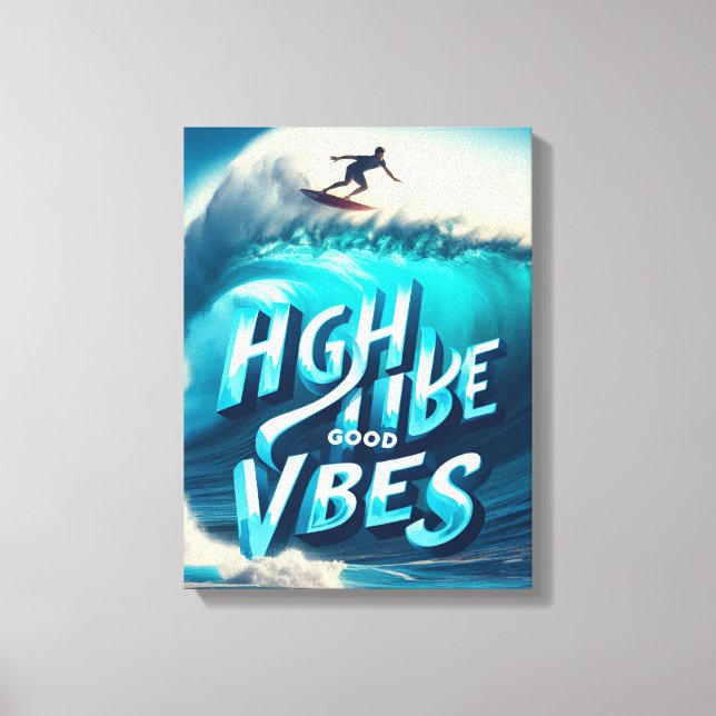 Waves & Wanderlust Collection Canvas Print (Front)