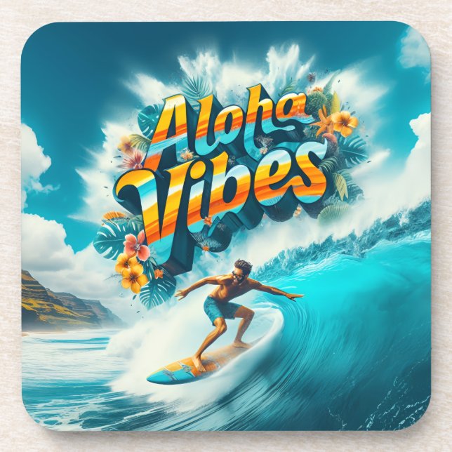 Waves & Wanderlust Collection Coaster (Front)