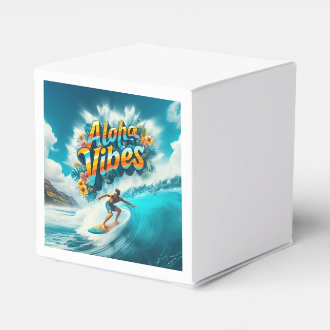 Waves & Wanderlust Collection Favor Box (Back Side)