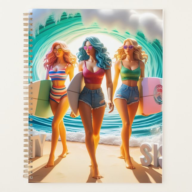 Waves & Wanderlust Collection Planner (Front)