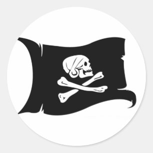 Waving Flag #5 Henry Every Classic Round Sticker