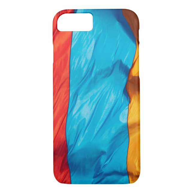 Waving Flag of Armenia Case-Mate iPhone Case (Back)