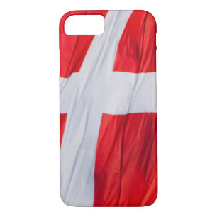Waving Flag of Denmark Case-Mate iPhone Case