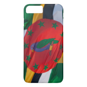 Waving Flag of Dominica iPhone 8 Plus/7 Plus Case