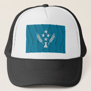 Waving flag of Kosrae Trucker Hat
