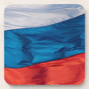 Waving Flag of Russia Coaster