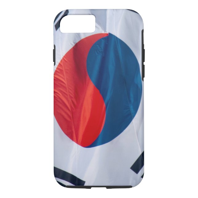 Waving Flag of South Korea Case-Mate iPhone Case (Back)