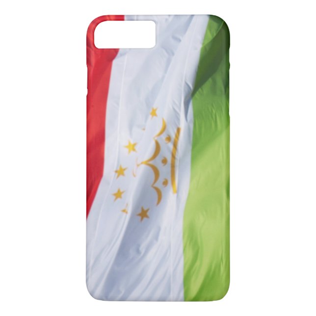 Waving Flag of Tajikistan Case-Mate iPhone Case (Back)
