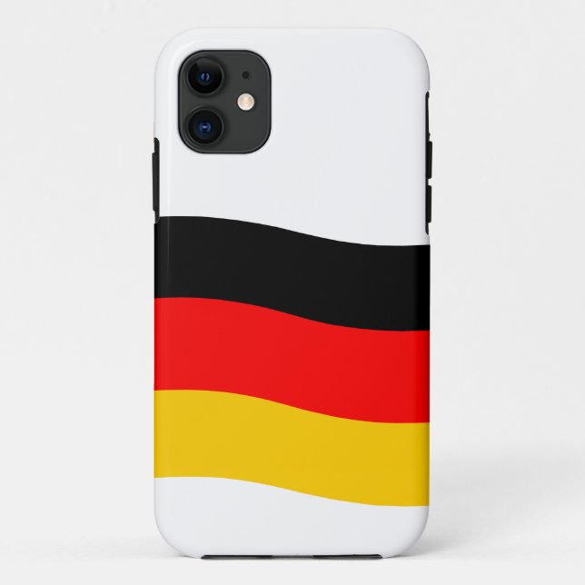 Waving German Flag Case-Mate iPhone Case (Back)