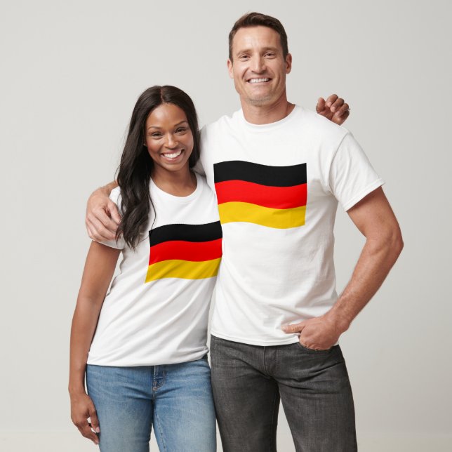 Waving German Flag T-Shirt (Unisex)