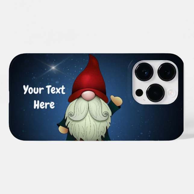 Waving Gnome iPhone / iPad case (Back (Horizontal))